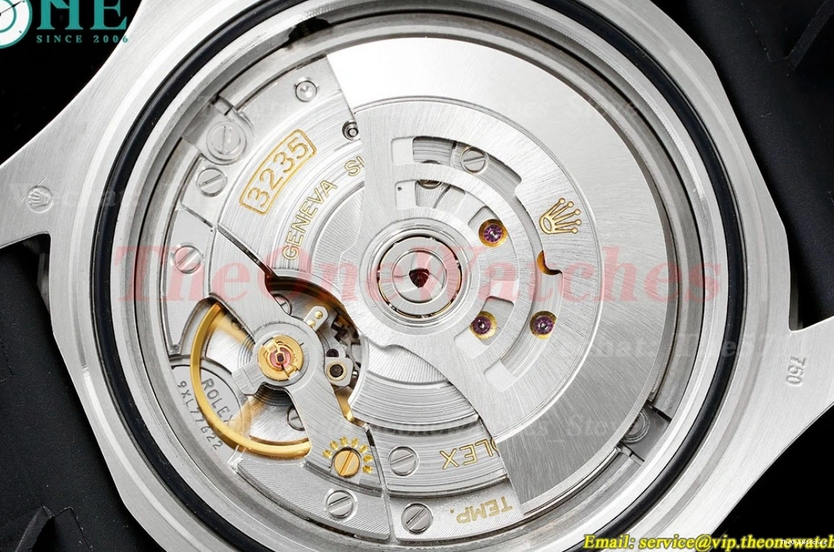 42mm JVSF VR3235 YachtMaster SS 904L Blk 226659 RU 0409